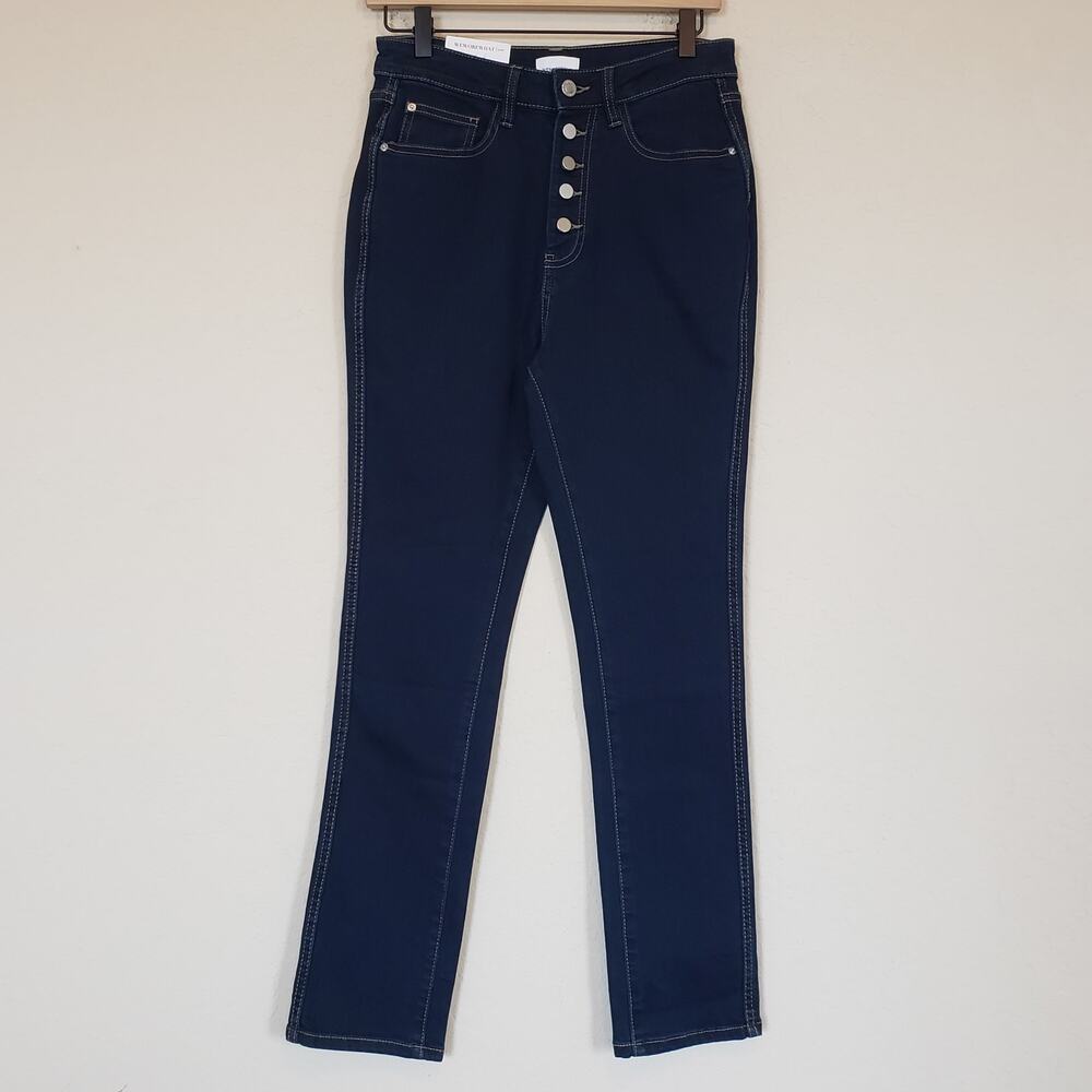 We Wore What The Danielle Dark‎ Wash High Rise Vintage Straight Jeans Womens 26